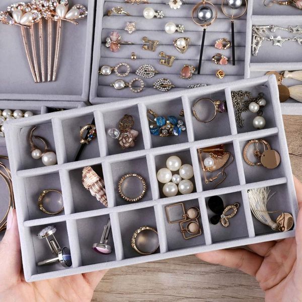 velvet jewelry organizer crystal box compartment rings earrings bracelet display tray necklace showcase jewellry beads container storage box
velvet jewelry organizer crystal box compartment rings earrings bracelet display tray necklace showcase jewellry beads container storage box