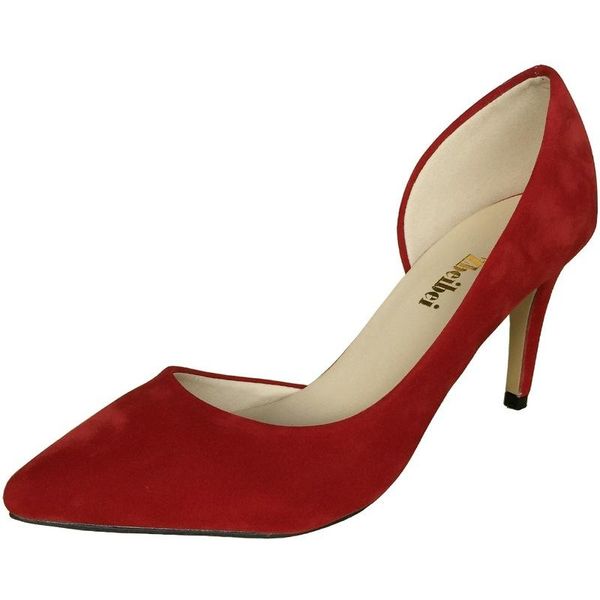 dress shoes women thin high heels classic fashion party female pumps office pointed toe flock 8cm slip on zapatos de mujer size 35-42, Black
dress shoes women thin high heels classic fashion party female pumps office pointed toe flock 8cm slip on zapatos de mujer size 35-42, Black