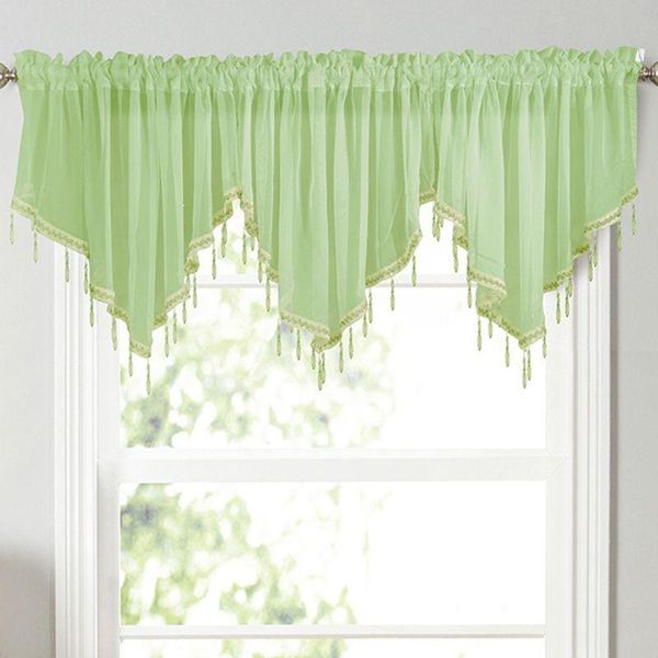 1pc/3pcs candy color sheer triangle valance beaded trim tassels window curtains h05e curtain & drapes
1pc/3pcs candy color sheer triangle valance beaded trim tassels window curtains h05e curtain & drapes