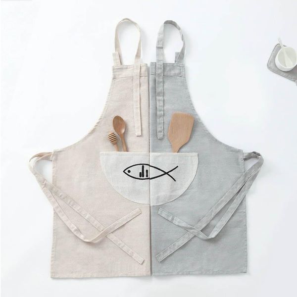 1pcs dining room accessories adjustable housework aprons cotton and linen waterproof fish pattern comfortable full bibs
1pcs dining room accessories adjustable housework aprons cotton and linen waterproof fish pattern comfortable full bibs