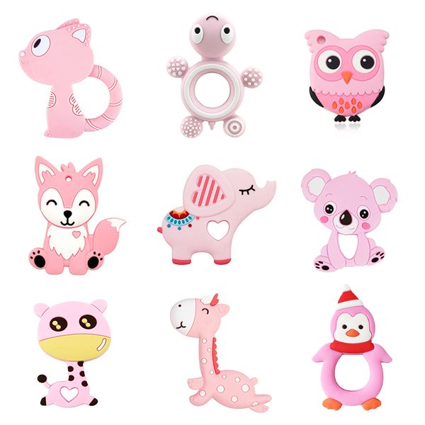Baby Animal Silicone Teethers Dog Dinosaur Koala Baby Teething Product Accessories for Pacifier Chains BPA Free Baby Necklace, Anti-drop belt
Baby Animal Silicone Teethers Dog Dinosaur Koala Baby Teething Product Accessories for Pacifier Chains BPA Free Baby Necklace, Anti-drop belt