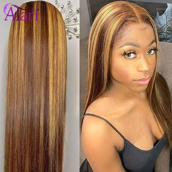 lace frontal highlight wig straight front brazilian virgin human hair wigs ombre baby1, Black;brown
lace frontal highlight wig straight front brazilian virgin human hair wigs ombre baby1, Black;brown