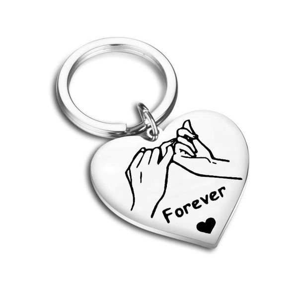 keychains custom stainless steel charm keychain parent-child family couple key chain friendship agreement sisters ring pendant gifts, Silver
keychains custom stainless steel charm keychain parent-child family couple key chain friendship agreement sisters ring pendant gifts, Silver