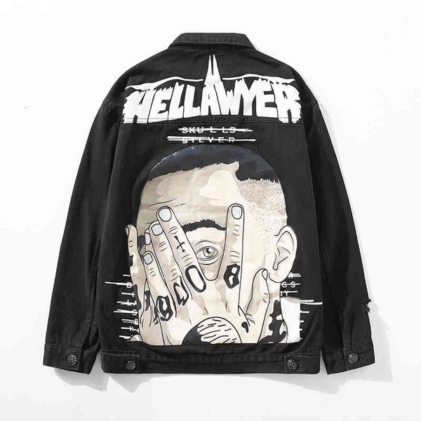 men's jackets jaqueta jeans de reprogramação preta e branca, jaqueta para streetwear, hip-hop, lavar buraco, masculina, bonito, cabeça, Black;brown
men's jackets jaqueta jeans de reprogramação preta e branca, jaqueta para streetwear, hip-hop, lavar buraco, masculina, bonito, cabeça, Black;brown