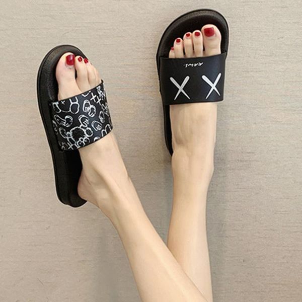 plus size summer female slippers casual flat with platform thick bottom indoor ladies bathroom slides student women home shoes, Black
plus size summer female slippers casual flat with platform thick bottom indoor ladies bathroom slides student women home shoes, Black