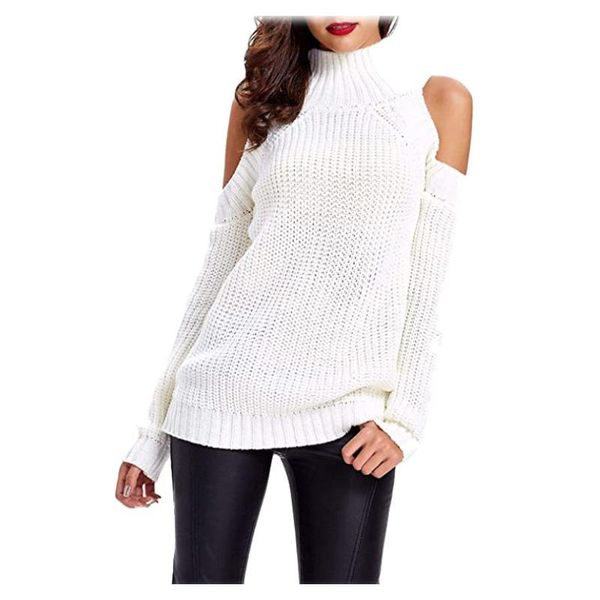 women's sweaters 2021 winter casual oversize slim shirt ol commute socket turleneck sweater, White;black 
women's sweaters 2021 winter casual oversize slim shirt ol commute socket turleneck sweater, White;black