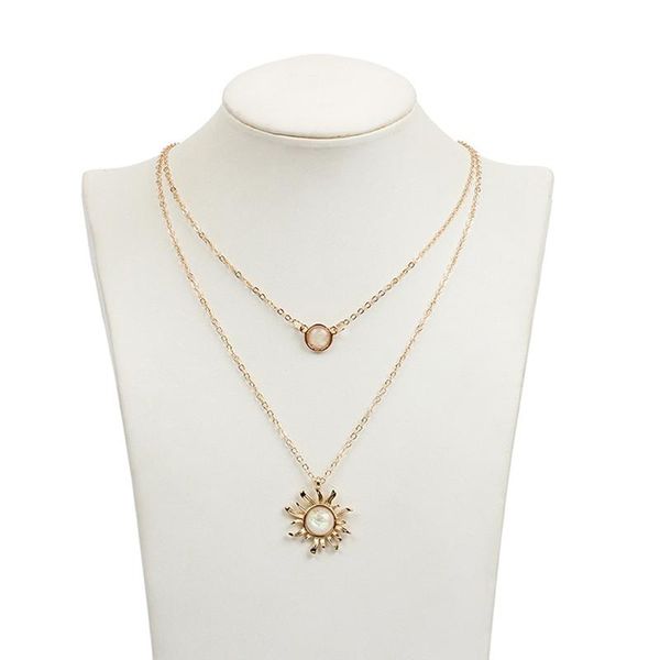chains necklace french design sense multi-layer sunflower women fashion clavicle chain alloy material party birthday, Silver
chains necklace french design sense multi-layer sunflower women fashion clavicle chain alloy material party birthday, Silver