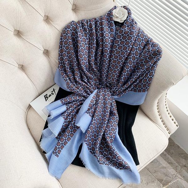 scarves 2021 brand autumn and winter women's beach shawl wool 15% scarf ladies fashion headscarf pashmina, Blue;gray
scarves 2021 brand autumn and winter women's beach shawl wool 15% scarf ladies fashion headscarf pashmina, Blue;gray