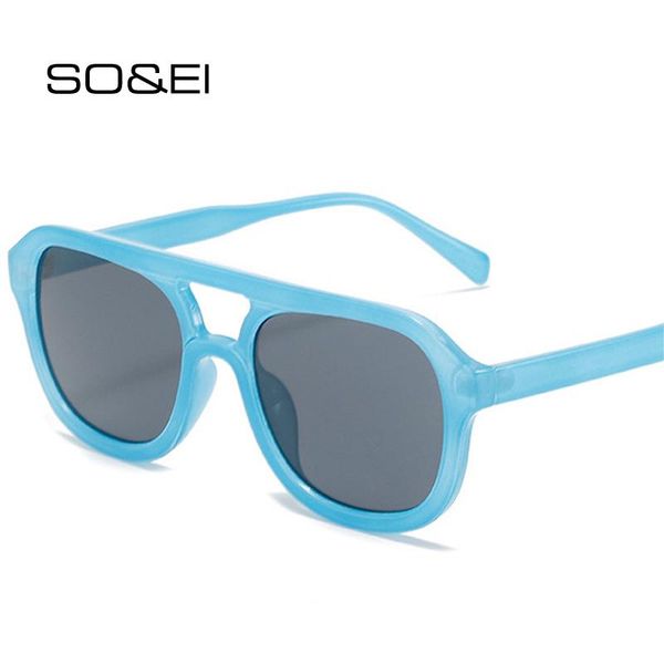 sunglasses so&ei retro double bridges square women fashion jelly color eyewear trending men blue tea sun glasses shades uv400, White;black
sunglasses so&ei retro double bridges square women fashion jelly color eyewear trending men blue tea sun glasses shades uv400, White;black