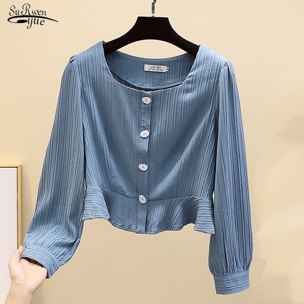 autumn french square collar long sleeve shirt women retro buckle clavicle slim overalls vintage ropa de mujer 11058 210521, White
autumn french square collar long sleeve shirt women retro buckle clavicle slim overalls vintage ropa de mujer 11058 210521, White