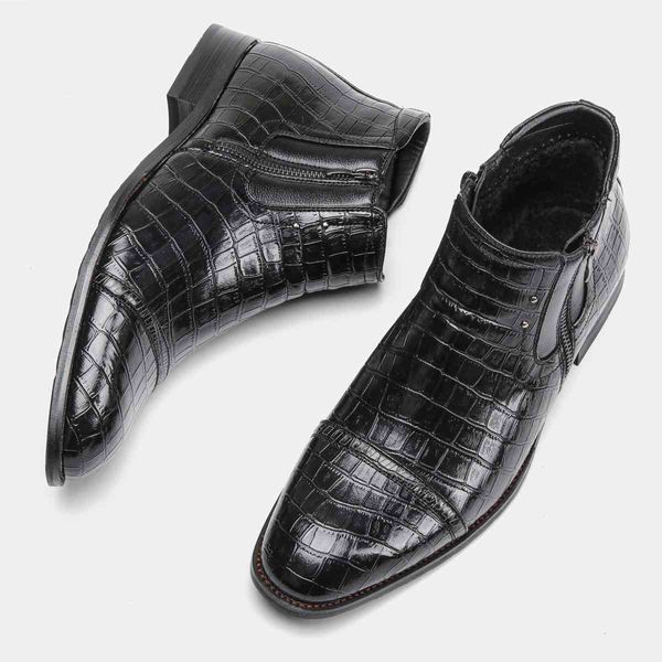 dress shoes 40-46 winter boots non-slip comfortable warm shoes men q8cy, Black
dress shoes 40-46 winter boots non-slip comfortable warm shoes men q8cy, Black