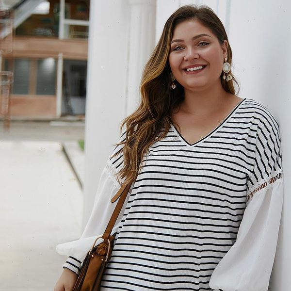 women t shirt autumn winter plus size for long sleeve casual stripe v neck large white 4xl 5xl
women t shirt autumn winter plus size for long sleeve casual stripe v neck large white 4xl 5xl
