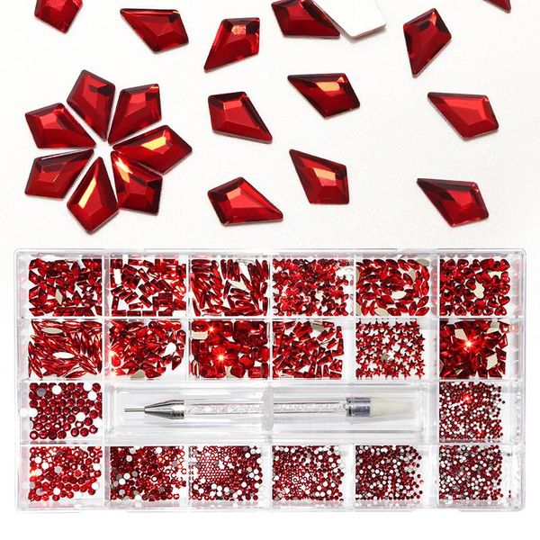 nail art decorations 3100pcs/box 3d gems crystal flat rhinestone set for 20 styles red mixed luxury jewelry diy accessories, Silver;gold
nail art decorations 3100pcs/box 3d gems crystal flat rhinestone set for 20 styles red mixed luxury jewelry diy accessories, Silver;gold