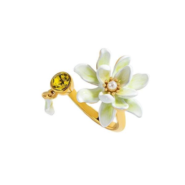 juicy grape gardenia series hand-made enamel glaze flower ring female opening adjustable jewelry cluster rings, Golden;silver
juicy grape gardenia series hand-made enamel glaze flower ring female opening adjustable jewelry cluster rings, Golden;silver