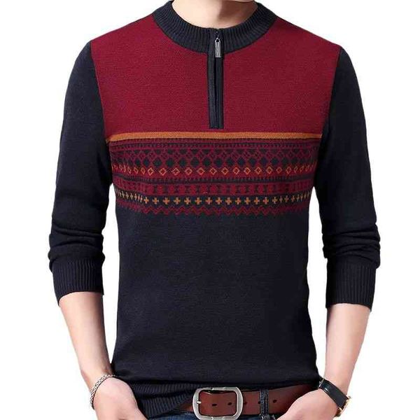 2021 casual thick warm winter zipper knitted pull sweater men wear jersey drs pullover knit mens sweaters male fashions 02197, White;black
2021 casual thick warm winter zipper knitted pull sweater men wear jersey drs pullover knit mens sweaters male fashions 02197, White;black