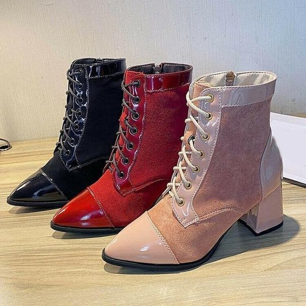 boots 2021 style punk zipper riding womens pointed toe bootie chunky heels lace up, Black
boots 2021 style punk zipper riding womens pointed toe bootie chunky heels lace up, Black