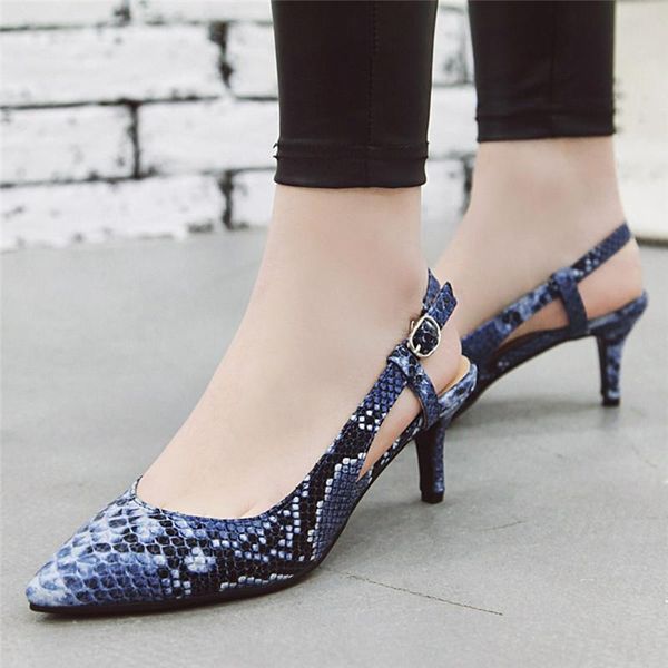 dress shoes 2021 spring women slingback mid heeled pumps snake prints pointed toe high heelsl buckle strap evening party, Black
dress shoes 2021 spring women slingback mid heeled pumps snake prints pointed toe high heelsl buckle strap evening party, Black