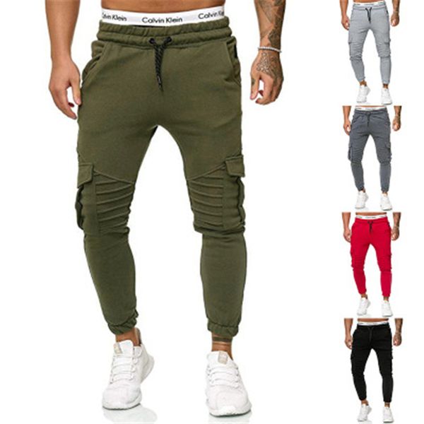 mens solid color sports pants clothing fashion trend fitness low waist skinny sweatpants spring male pocket drawstring casual slim trousers, Black
mens solid color sports pants clothing fashion trend fitness low waist skinny sweatpants spring male pocket drawstring casual slim trousers, Black