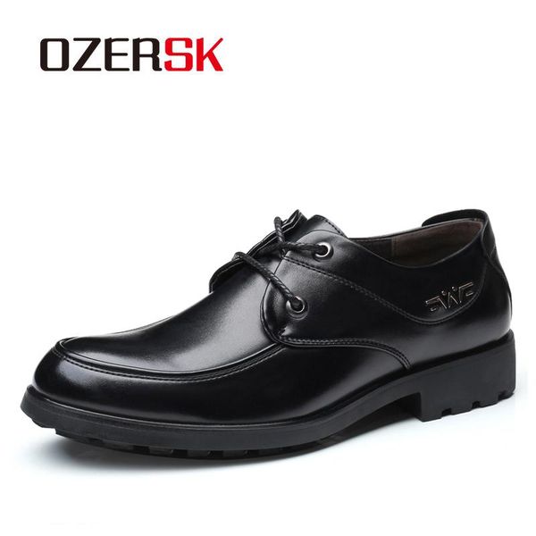 dress shoes ozersk split leather men lace-up male casual business wedding spring summer man formal luxury sneakers, Black
dress shoes ozersk split leather men lace-up male casual business wedding spring summer man formal luxury sneakers, Black