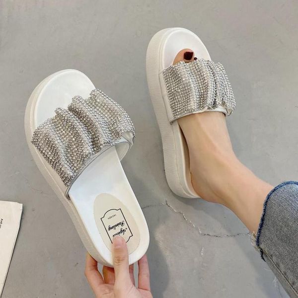 slippers fashion thick soled rhinestone elegant ladies summer beach ytmtloy house zapatillas mujer casa indoor sapatos 2021, Black
slippers fashion thick soled rhinestone elegant ladies summer beach ytmtloy house zapatillas mujer casa indoor sapatos 2021, Black