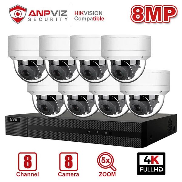 anpviz 8ch 4k nvr 8pcs 8mp ip ptz 5x camera poe security system kit with audio indoor/outdoor ir p2p ip66 onvif wireless kits
anpviz 8ch 4k nvr 8pcs 8mp ip ptz 5x camera poe security system kit with audio indoor/outdoor ir p2p ip66 onvif wireless kits