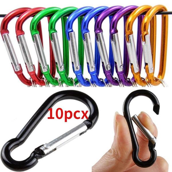 keychains 5/10pcs carabiner keychain outdoor camping climbing hiking d-ring snap clip lock buckle hooks sports fishing bucklekeychain tool, Silver
keychains 5/10pcs carabiner keychain outdoor camping climbing hiking d-ring snap clip lock buckle hooks sports fishing bucklekeychain tool, Silver