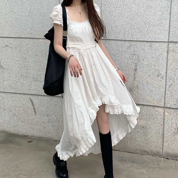 korean elegant women dress square collar vintage puff sleeve irregular high waist a-line sweet lace splice japanese 210529, Black;gray
korean elegant women dress square collar vintage puff sleeve irregular high waist a-line sweet lace splice japanese 210529, Black;gray