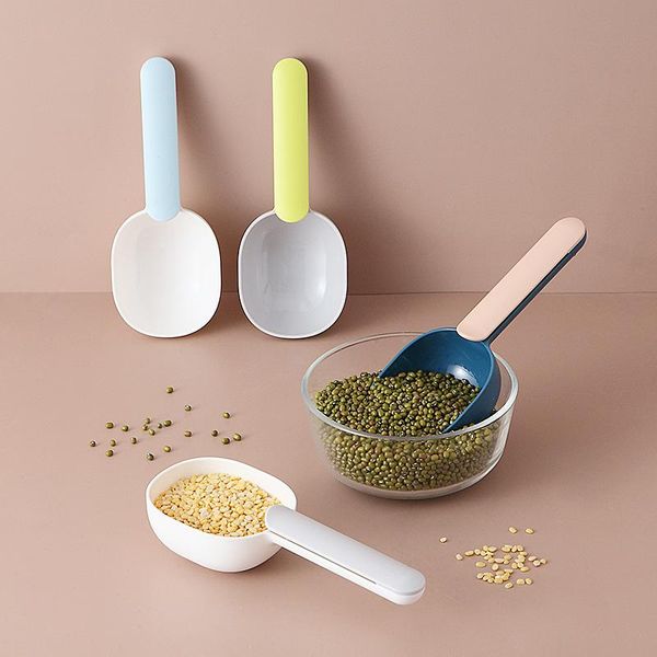 spoons lohas scoop rice spoon kitchen shovel flour coarse grains with clip large capacity sealing tools
spoons lohas scoop rice spoon kitchen shovel flour coarse grains with clip large capacity sealing tools