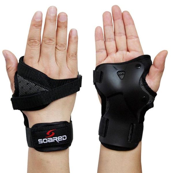 hand guard soft pad wrist protectors absorbing gloves for roller skating sports riding protector support, Black;red
hand guard soft pad wrist protectors absorbing gloves for roller skating sports riding protector support, Black;red