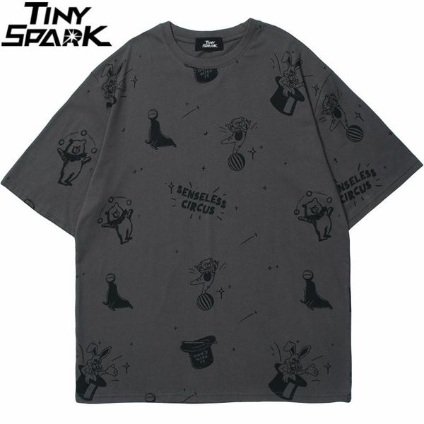 men hip hop streetwear harajuku t shirt acrobatics animal troupe print tshirt 2021 spring summer short sleeve tees cotton men's t-shir, White;black
men hip hop streetwear harajuku t shirt acrobatics animal troupe print tshirt 2021 spring summer short sleeve tees cotton men's t-shir, White;black
