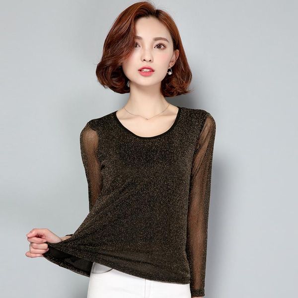 women's blouses & shirts spring 2021 women o-neck long-sleeved mesh womens fashion black casual chiffon blusas 63c5, White
women's blouses & shirts spring 2021 women o-neck long-sleeved mesh womens fashion black casual chiffon blusas 63c5, White