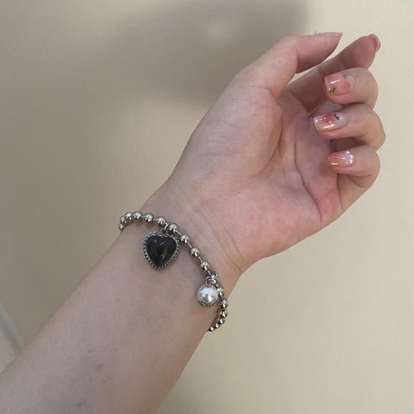 bangle titanium steel bracelet black love pearl sweet cool wind bracelets for women girls retro hip hop pendant jewelry gifts
bangle titanium steel bracelet black love pearl sweet cool wind bracelets for women girls retro hip hop pendant jewelry gifts