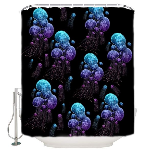ocean animal shower curtain with 12 hooks 36x78inch, polyester shower bath curtains waterproof home bathroom decorations, blue
ocean animal shower curtain with 12 hooks 36x78inch, polyester shower bath curtains waterproof home bathroom decorations, blue