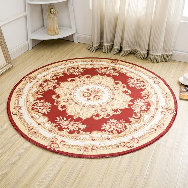 carpets european jacquard round rug living room coffee table non-slip waterproof door mats
carpets european jacquard round rug living room coffee table non-slip waterproof door mats
