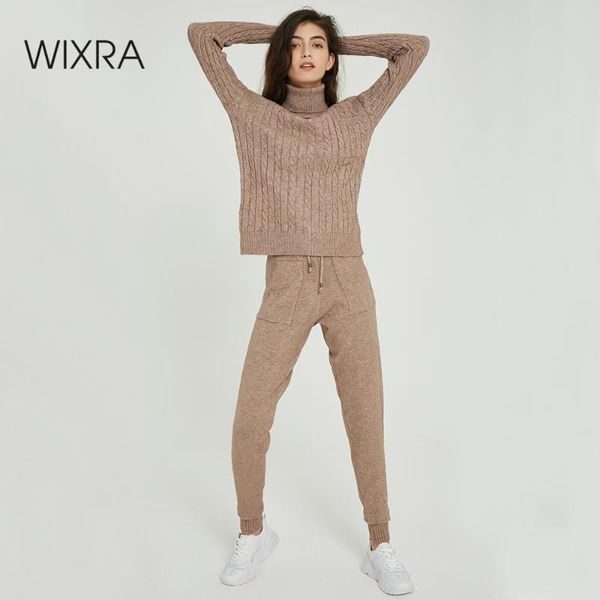 two piece dress wixra women sweater sets turtleneck long sleeve pocket sweaters +knit pants solid 2 pieces suits autumn winter, White
two piece dress wixra women sweater sets turtleneck long sleeve pocket sweaters +knit pants solid 2 pieces suits autumn winter, White