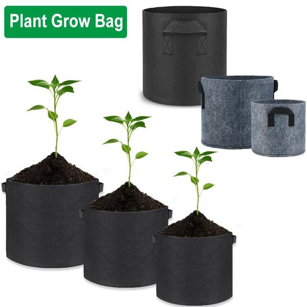 40/30/15/7/3 gallon plant grow bag outdoor greenhouse vegetable potato flower breathable fabric planting pots for gardening tool planters &
40/30/15/7/3 gallon plant grow bag outdoor greenhouse vegetable potato flower breathable fabric planting pots for gardening tool planters &