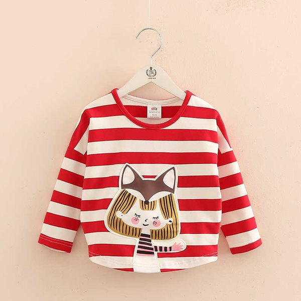 spring autumn fashion 2-10 years o-neck kids tees cute little child baby girls striped cartoon cotton long sleeve t-shirts 210529, Blue
spring autumn fashion 2-10 years o-neck kids tees cute little child baby girls striped cartoon cotton long sleeve t-shirts 210529, Blue