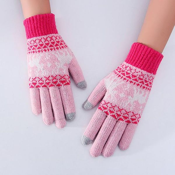 five fingers gloves christmas fashion brushed thick warm for ladies cartoon woolen knitted winter full finger fawn gift, Blue;gray
five fingers gloves christmas fashion brushed thick warm for ladies cartoon woolen knitted winter full finger fawn gift, Blue;gray