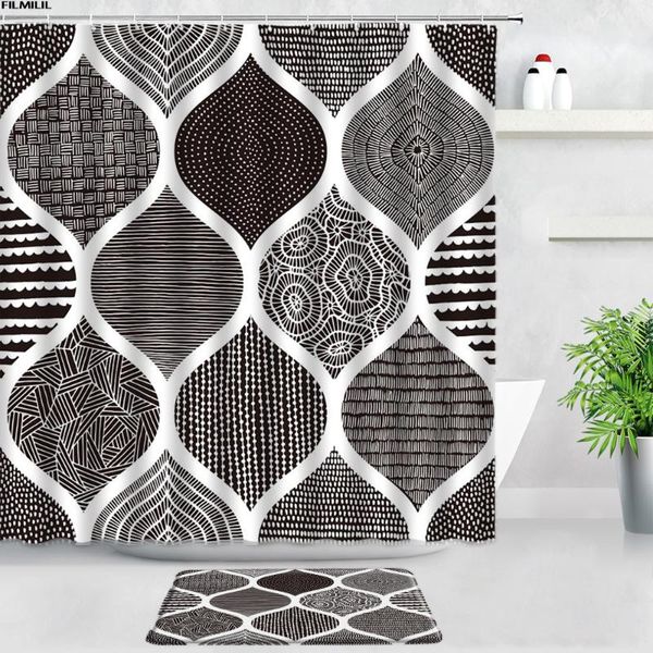shower curtains creative black bohemian bath mats set geometric pattern design fashion home decor door pad bathroom non-slip rug
shower curtains creative black bohemian bath mats set geometric pattern design fashion home decor door pad bathroom non-slip rug