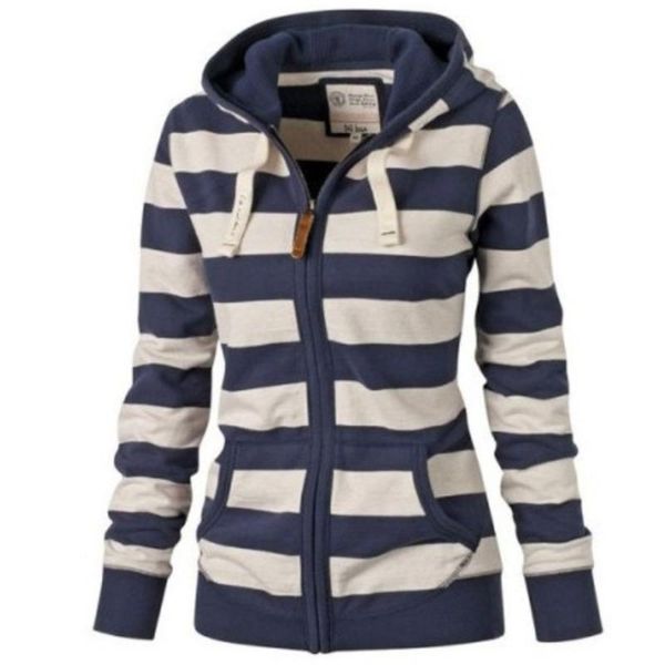 women's fur & faux spring and autumn large stripe hooded drawstring zipper long sleeve sweater thin coat casual slim cozy, Black
women's fur & faux spring and autumn large stripe hooded drawstring zipper long sleeve sweater thin coat casual slim cozy, Black