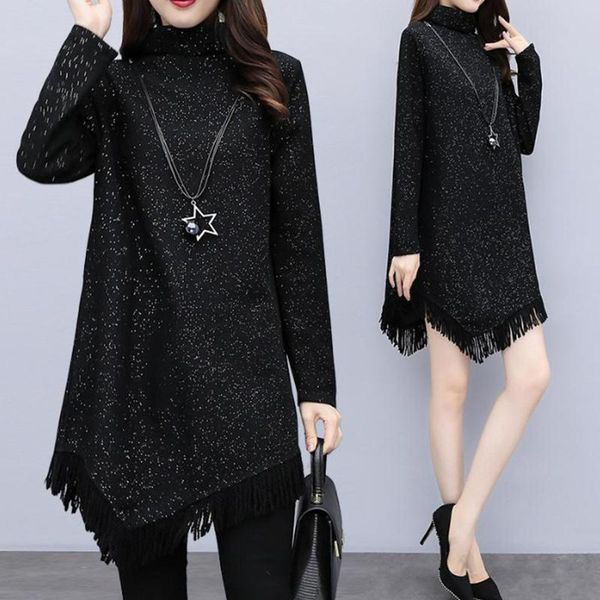 casual dresses global ladies star-dotted high-necked long-sleeved irregular fringed dress plus size women's slimming buttocks sweater, Black;gray
casual dresses global ladies star-dotted high-necked long-sleeved irregular fringed dress plus size women's slimming buttocks sweater, Black;gray