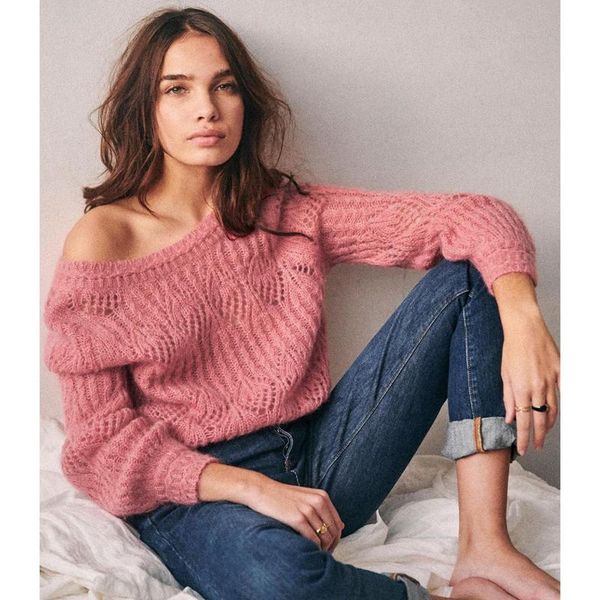 georgia knitted jumper women casual mohair wool puffed sleeve o nenck chic sweater autumn winter vintage pullover 2021 women's sweaters, White;black
georgia knitted jumper women casual mohair wool puffed sleeve o nenck chic sweater autumn winter vintage pullover 2021 women's sweaters, White;black