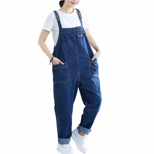 women's jumpsuits & rompers fashion plus size 5xl-8xl denim bib pants women adjustable sling jeans female loose casual harem g185, Black;white
women's jumpsuits & rompers fashion plus size 5xl-8xl denim bib pants women adjustable sling jeans female loose casual harem g185, Black;white