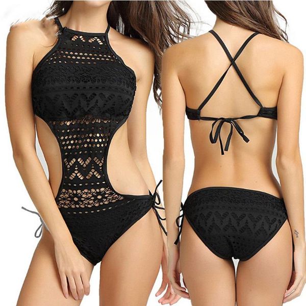 one-piece suits deep v women swimwear one piece knitted lace up hollow out swimsuit monokini backless push bikini
one-piece suits deep v women swimwear one piece knitted lace up hollow out swimsuit monokini backless push bikini