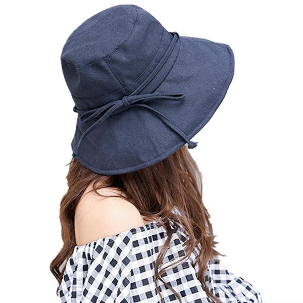summer bucket hat women cotton linen wide large brim caps with bow outdoor beach anti-uv fishing hats foldable fisherman cap, Blue;gray
summer bucket hat women cotton linen wide large brim caps with bow outdoor beach anti-uv fishing hats foldable fisherman cap, Blue;gray