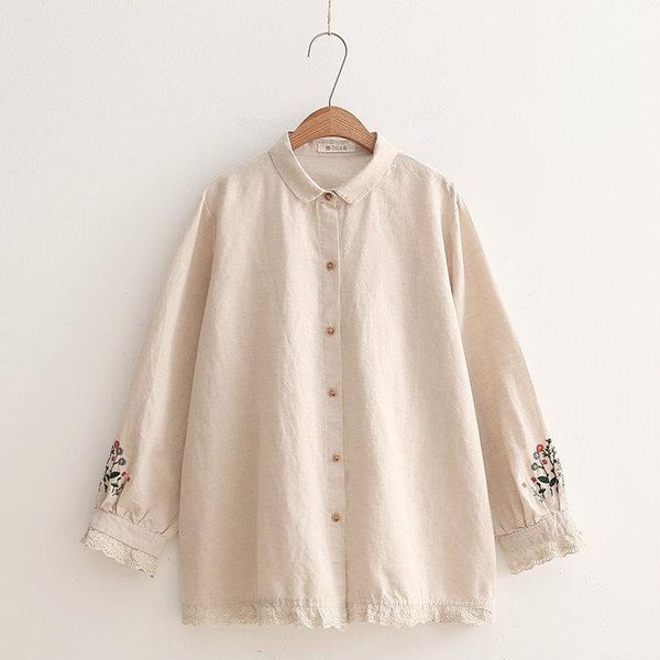 women's blouses & shirts 2021 ins fashion women blouse cotton clothing embroidered #30406, White
women's blouses & shirts 2021 ins fashion women blouse cotton clothing embroidered #30406, White