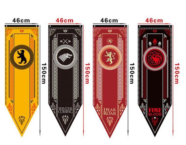 party decoration game of families flag home theme wolf dragon polyester banner 45*150cm 12 colors for chose
party decoration game of families flag home theme wolf dragon polyester banner 45*150cm 12 colors for chose