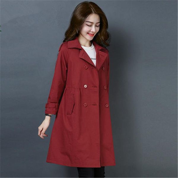 women's trench coats 2021 fashion plus size casual double-breasted outerwear spring autumn long woman x773, Tan;black
women's trench coats 2021 fashion plus size casual double-breasted outerwear spring autumn long woman x773, Tan;black