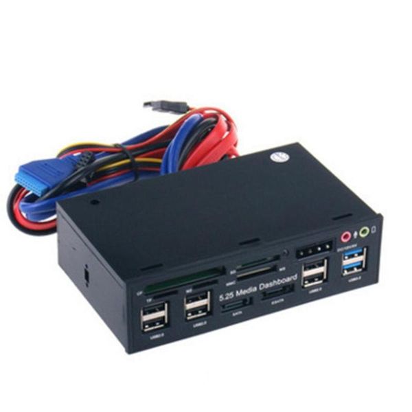 hubs usb 3.0 front panel pc 3.0/2.0 hub audio multi card reader for computer case optical drives bay
hubs usb 3.0 front panel pc 3.0/2.0 hub audio multi card reader for computer case optical drives bay