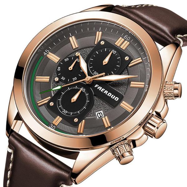 wristwatches 2021 watch student business casual simple multi-function waterproof calendar quartz men's watc, Slivery;brown
wristwatches 2021 watch student business casual simple multi-function waterproof calendar quartz men's watc, Slivery;brown